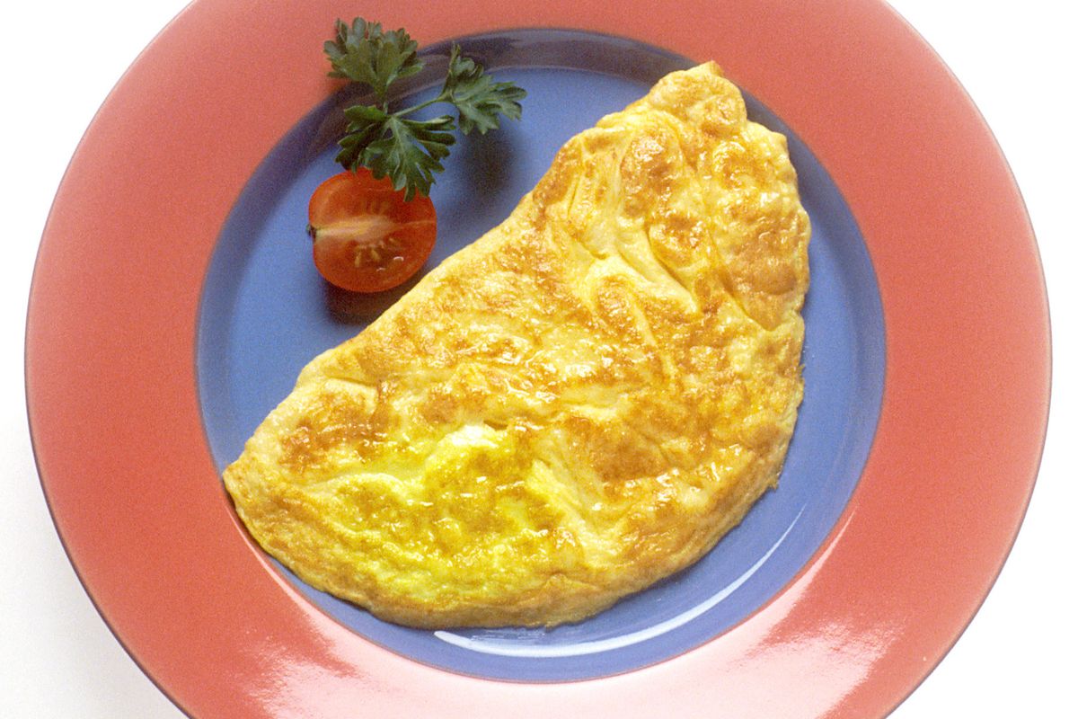 Tortilla francesa terminado, listo para servir